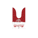 Saco de presente de Natal 23 x 14 cm 10 unid 9