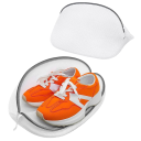 Saco de rede antideformação para sapatos e roupa para a máquina de lavar 42 x 24 cm Organizador de viagem protetor com fecho Saco de armazenamento para ténis 3