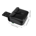 Saco de selim retro para motocicleta 26x25x12 cm em pele PU PVC Saco lateral para depósito Saco de armazenamento Bagagem Acessórios para motocicletas 2