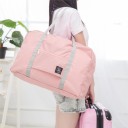 Saco de viagem dobrável em poliéster com bolso frontal Para alça de mala Desdobrado 48 x 16 x 32 cm Dobrado 21 x 18 cm 1