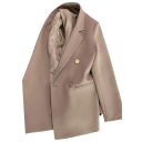 Saco elegante de mujer con cuello y bolsillos Saco de un solo color de poliéster Abrigo estiloso en varios colores para oficina, eventos sociales y tiempo libre 10