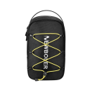 Saco frontal impermeável preto de 6l para trotinete elétrica 30 x 17 x 9 cm Tvil e poliéster com alças para guiador com velcro 1