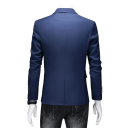 Saco Masculino Elegante Saco Prodyšné de Uma Só Cor para Homens com Bolsos e Botão Casaco Estiloso para o Trabalho e Lazer 5