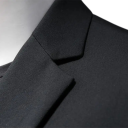 Saco Masculino Elegante Saco Prodyšné de Uma Só Cor para Homens com Bolsos e Botão Casaco Estiloso para o Trabalho e Lazer 6