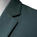 Saco Masculino Elegante Saco Respirável de Uma Só Cor para Homens com Bolsos e Botão Casaco Estiloso para o Trabalho e Lazer 24