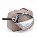 Saco para raquetes de ténis com compartimento para sapatos e bolso para garrafa 48 x 19 x 31 cm Almofadado A tiracolo e à mão Para badminton 7