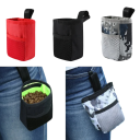 Saco portátil para alimentação de cães e petiscos Cinto leve para passeios Saco de treino para comida de cães Saco respirável para snacks ao ar livre 4