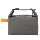 Saco térmico dobrável 16x25x22 cm Com fecho Saco de transporte isolado Cor neutra Saco de piquenique Caixa de almoço Manutenção 9