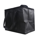 Saco térmico dobrável 33x25x25 cm Saco isolante portátil Cor neutra Saco de almoço para comida Bebidas Piqueniques Viagens Para o trabalho 4