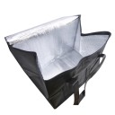 Saco térmico dobrável 33x25x25 cm Saco isolante portátil Cor neutra Saco de almoço para comida Bebidas Piqueniques Viagens Para o trabalho 5
