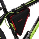 Saco triangular para o quadro da bicicleta 24 x 18 x 18 cm Fixação com velcro Saco resistente para bicicleta para ferramentas e acessórios Leve e prático 5
