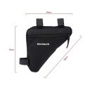 Saco triangular para o quadro da bicicleta 24 x 18 x 18 cm Fixação com velcro Saco resistente para bicicleta para ferramentas e acessórios 7