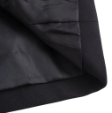 Sacoane elegante negre pentru femei cu decolteu în V și șnur de legat Sacou stilat din poliester pentru birou și timp liber 3 Sacoane elegante negre pentru femei cu decolteu în V și șnur de legat Sacou stilat din poliester pentru birou și timp liber 3