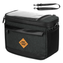 Sacoche étanche pour vélo 23 x 12 x 18 cm 4,5 l Sacoche de cyclisme en polyester Sacoche de rangement pour cadre et porte-bagages 2