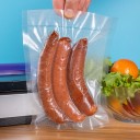 Sacos a vácuo para armazenar alimentos 20 x 25 cm Sacos de selagem para máquina de vácuo Sacos de embalagem para seladora a vácuo para conservar alimentos 100 unid 4