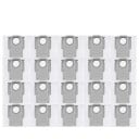 Sacs à poussière pour aspirateur robot 20 pcs 218 x 120 mm sacs multi-couches résistants pour Roborock Q Revo MaxV Q Revo S et Q Revo Pro 1