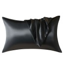 Săculeț de lenjerie de pat cu suprafață de satin Foaie cu elastic 99 x 190 cm + 2x husă pentru pernă 50 x 75 cm Netedă și lucioasă TWIN 6