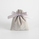 Sada 10 ks barevných sametových zatahovacích sáčků 10×12 cm s barevnými stuhami, dárkové pytlíky na šperky a drobnosti 10