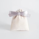 Sada 10 ks barevných sametových zatahovacích sáčků 12×15 cm s barevnými stuhami, dárkové pytlíky na šperky a drobnosti 14