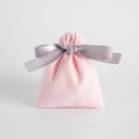 Sada 10 ks barevných sametových zatahovacích sáčků 15×20 cm s barevnými stuhami, dárkové pytlíky na šperky a drobnosti 16