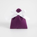 Sada 10 ks barevných sametových zatahovacích sáčků 15×20 cm s barevnými stuhami, dárkové pytlíky na šperky a drobnosti 18