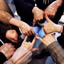 Sada 10 ks dočasných tetování 5,5 x 5,5 cm Zlaté motivy na rozlučku se svobodou 7