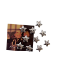 Sada 10 ks magnetek hvězdičky dekorativní magnety lesklý povrch plastový design magnety na lednici nástěnku poznámky 2