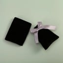 Sada 10 ks sametových dárkových pytlíčků 7×9 cm, měkký velvet materiál, stahování saténovou stuhou, na šperky a drobnosti 5