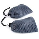 Sada 10 ks síťovaných dárkových pytlíčků 13,5 × 9 cm se stahováním, pro balení šperků, drobností a dárků 6