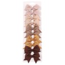 Sada 10 spôn do vlasov s mašľou 6,1 x 4,3 cm Elegantné mašličkové sponky Farebné doplnky do vlasov Pre dievčatá Ženy Štýlový účes 3