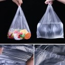 Sada 100 ks igelitových vrecúšok s uchami 28 x 48 cm Priehľadné vrecúška na balenie potravín Veľké nákupné tašky pre obchod a domácnosť 5