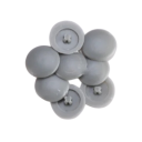 Sada 100 ks plastových krytek na šrouby 12 mm ochranné záslepky pro zakrytí spojů a estetické zakončení nábytku 5