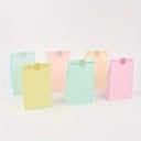 Sada 12 ks dárkových papírových sáčků 13 × 8 × 24 cm, barevné papírové tašky s rovným dnem na dárky a dekorace 3