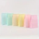 Sada 12 ks dárkových papírových sáčků 13 × 8 × 24 cm, barevné papírové tašky s rovným dnem na dárky a dekorace 6