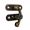 Sada 12 ks háčkový zámek na dvířka zakřivená přezka kovové zapínání pro skříňky zásuvky a nábytek montážní prvek 5