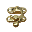 Sada 12 ks háčkový zámek na dvířka zakřivená přezka kovové zapínání pro skříňky zásuvky a nábytek montážní prvek 6