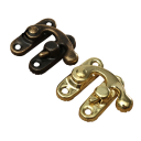 Sada 12 ks háčkový zámek na dvířka zakřivená přezka kovové zapínání pro skříňky zásuvky a nábytek montážní prvek 2