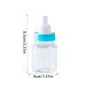 Sada 12 ks plastové lahvičky 7 × 3 cm na sladkosti a drobnosti se šroubovacím víčkem dekorativní balení na dárky 4