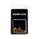 Sada 12 ks šroubů M5x10 mm titanové šrouby pro pevné uchycení komponentů a modernizaci jízdního kola a příslušenství 3