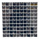 Sada 12 ks třpytivých flitrových nástěnných panelů 30x30 cm Černá stříbrná zlatá Dekorativní pozadí pro svatby narozeniny večírky a vánoční výzdobu 6