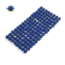 Sada 120 ks Trsy trávy 6 mm x 8 mm Miniatúrne trávne chomáčky plastová Dekorácia pre dioráma modelovú krajinu 6