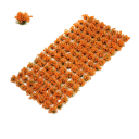 Sada 120 ks Trsy trávy 6 mm x 8 mm Miniaturní travní chomáčky plastová Dekorace pro dioráma modelovou krajinu 9