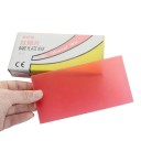 Sada 17 ks voskových desek pro zubní modelování 1,3 mm technický dentální vosk červený pro odlévání modelů a protéz 1