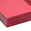 Sada 17 ks voskových desek pro zubní modelování 1,3 mm technický dentální vosk červený pro odlévání modelů a protéz 2