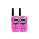 Sada 2 dětských vysílaček T-388 s dlouhým dosahem 8 kanálů frekvence 446 MHz LCD displej a svítilna na 4x AAA baterie pro děti 4
