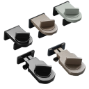 Sada 2 ks dětská bezpečnostní pojistka na okna posuvný zámek 6 x 4 cm nastavitelná blokace okenního rámu ochrana dětí 1