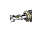 Sada 2 ks LED autožárovek DAWN KNIGHT H11 100 W 6500 K Projektorová čočka a hliníkový chladič s ventilátorem Studeně bílé světlo 3