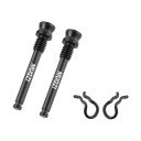 Sada 2 ks šroubů M4x26 mm titanová slitina pro kotoučové brzdy jízdního kola s nerezovou upevňovací sponou 2