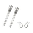 Sada 2 ks šroubů M4x26 mm titanová slitina pro kotoučové brzdy jízdního kola s nerezovou upevňovací sponou 1