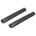 Sada 2 magnetických lišt na nože 33 cm Nástenné držáky nožov a náradia s magnetickými pásmi Plastové Čierne Do kuchyne dielne aj garáže 1